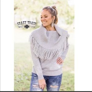 Crazy Train Fringe Sweater